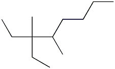 3,4-dimethyl-3-ethyloctane 구조식 이미지