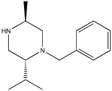 (2R,5S)-1-BENZYL-5-METHYL-2-(PROPAN-2-YL)PIPERAZINE 구조식 이미지