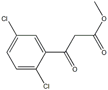 METHYL 3-(2,5-DICHLOROPHENYL)-3-OXOPROPANOATE Structure