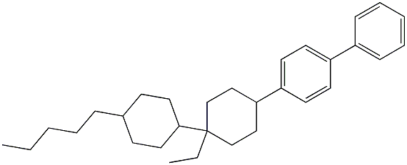 4-(4-ETHYL-CYCLOHEXYL)-4''-(4-PENTYL-CYCLOHEXYL)-BIPHENYL 구조식 이미지