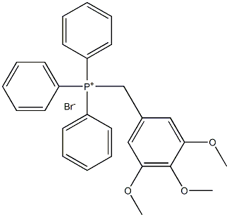 3,4,5TRIMETHOXYBENZYLTRIPHENYLPHOSPHONIUM BROMIDE Structure