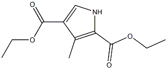 DIETHYL 3-METHYL-1H-PYRROLE-2,4-DICARBOXYLATE 구조식 이미지