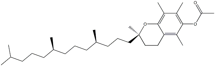 VITAMIN E ACETATE 50% CWS 구조식 이미지