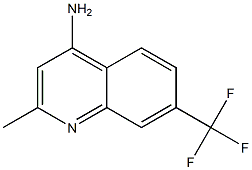 2-METHYL-7-(TRIFLUOROMETHYL)QUINOLIN-4-AMINE Structure