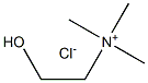 CHOLINE CHLORIDE 50% ON SILICA CARRIER 구조식 이미지