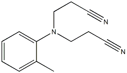 3,3''-[(2-METHYLPHENYL)IMINO]DIPROPANENITRILE 구조식 이미지