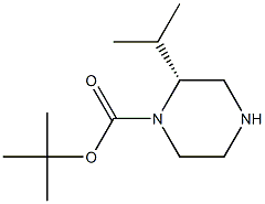 (R)-N1-BOC-2-ISOPROPYLPIPERAZINE 구조식 이미지