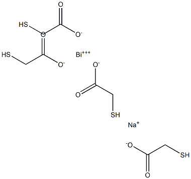 sodium bismuth thioglycolate 구조식 이미지