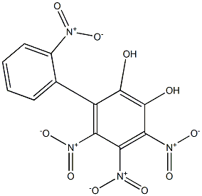 tetranitrodihydroxydiphenyl Structure