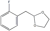 2-(1,3-DIOXOLAN-2-YLMETHYL)-1-FLUOROBENZENE 96% Structure