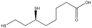 (S)-6,8-DIMERCAPTOOCTANOIC ACID Structure