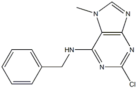 2-CHLORO-6-BENZYLAMINO-7-METHYLPURINE 98% (HPLC) 구조식 이미지