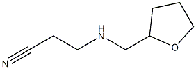 3-[(TETRAHYDRO-2-FURANYLMETHYL)AMINO]-PROPANENITRILE Structure