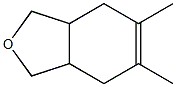 5,6-DIMETHYL-3A,4,7,7A-TETRAHYDRO-ISOBENZOFURAN- Structure