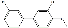3-(3,4-DIMETHOXYPHENYL)THIOPHENOL 96% Structure