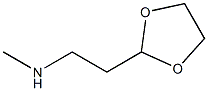 2-(N-METHYL-2-AMINOETHYL)-1,3-DIOXOLANE 98+% Structure