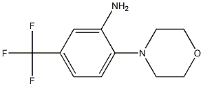 3-AMINO-4-(MORPHOLINO)BENZOTRIFLUORIDE 98% Structure