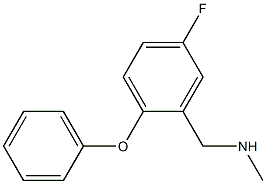 5-FLUORO-N-METHYL-2-PHENOXYBENZYLAMINE Structure