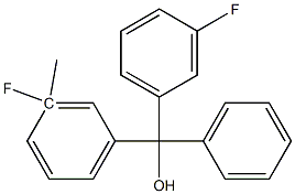 3,3''-DIFLUORO-3''-METHYLTRITYL ALCOHOL 95% Structure