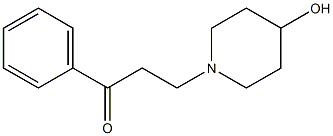 3-(1-PIPERIDINYL)-4-HYDROXYPROPIOPHENONE 구조식 이미지