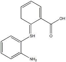 2-(2-AMINOPHENYL THIO)BENZOIC ACID Structure