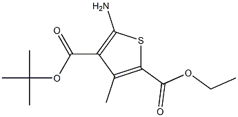 4-TERT-BUTYL 2-ETHYL 5-AMINO-3-METHYLTHIOPHENE-2,4-DICARBOXYLATE 구조식 이미지