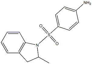 4-[(2-METHYL-2,3-DIHYDRO-1H-INDOL-1-YL)SULFONYL]ANILINE Structure