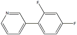 3-(2,4-DIFLUOROPHENYL)PYRIDINE, 95+% Structure