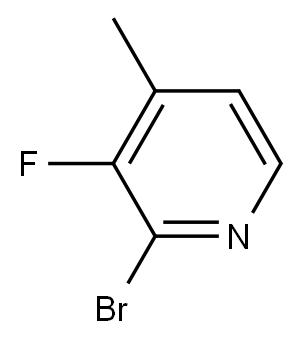 2-BROMO-3-FLUORO-4-METHYLPYRIDINE ,98% Structure
