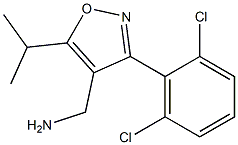 4-AMINOMETHYL-3-(2,6-DICHLOROPHENYL)-5-ISOPROPYL ISOXAZOLE Structure