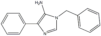 1-BENZYL-4-PHENYL-1H-IMIDAZOL-5-AMINE Structure