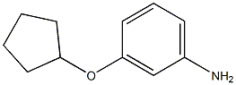 3-(CYCLOPENTYLOXY)ANILINE Structure