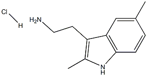 2-(2,5-DIMETHYL-1H-INDOL-3-YL)-ETHYLAMINEHYDROCHLORIDE 구조식 이미지