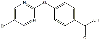 4-(5-BROMOPYRIMIDIN-2-YLOXY)BENZOIC ACID, 95+% 구조식 이미지