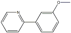 2-(3-METHOXYPHENYL)PYRIDINE 96% 구조식 이미지