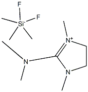 2-DIMETHYAMINO-1,3-DIMETHYLIMIDAZOLINIUM-TRIMETHYLDIFLUORO-SILICONATE Structure