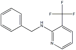 2-(BENZYLAMINO)-3-TRIFLUOROMETHYLPYRIDINE 95% 구조식 이미지