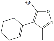 4-CYCLOHEX-1-EN-1-YL-3-METHYLISOXAZOL-5-AMINE Structure