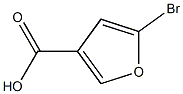 5-BROMO-3-FUROIC ACID 구조식 이미지