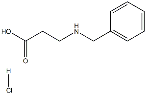 3-(BENZYLAMINO)PROPANOIC ACID HYDROCHLORIDE Structure