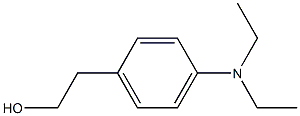 4-(DIETHYLAMINO)PHENETHYL ALCOHOL 97% 구조식 이미지