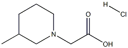 (3-METHYL-PIPERIDIN-1-YL)-ACETIC ACIDHYDROCHLORIDE 구조식 이미지