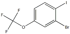 2-BROMO-4-(TRIFLUOROMETHOXY)IODOBENZENE 99% Structure