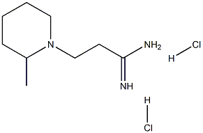 3-(2-Methyl-piperidin-1-yl)-propionamidine 2HCl 구조식 이미지