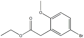 Ethyl (5-bromo-2-methoxyphenyl)-acetate 구조식 이미지