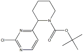 N-BOC-(2-CHLOROPYRIMIDIN-4-YL)PIPERIDINE 구조식 이미지
