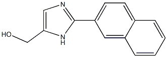 (2-NAPHTHALEN-2-YL-3H-IMIDAZOL-4-YL)-METHANOL 구조식 이미지