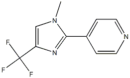 4-(1-METHYL-4-TRIFLUOROMETHYL-1H-IMIDAZOL-2-YL)-PYRIDINE 구조식 이미지