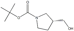(R)-1-BOC-3-(HYDROXYMETHYL) PYRROLIDINE 구조식 이미지