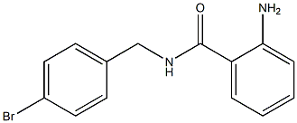 2-AMINO N-( 4-BROMO BENZYL)BENZAMIDE Structure